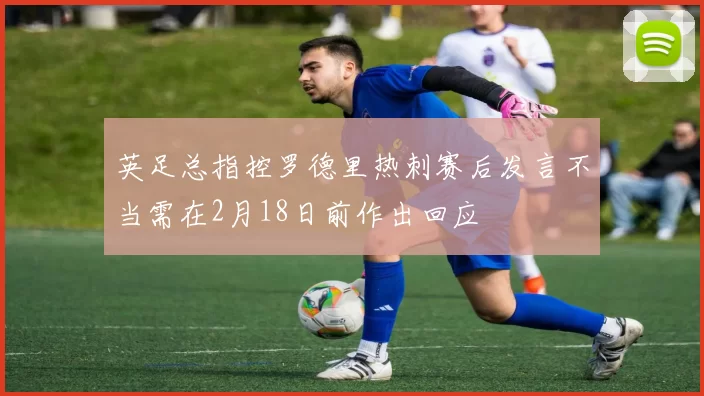英足总指控罗德里热刺赛后发言不当需在2月18日前作出回应
