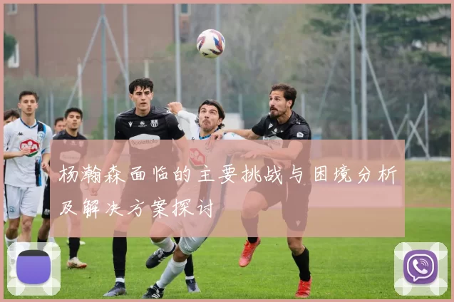 杨瀚森面临的主要挑战与困境分析及解决方案探讨